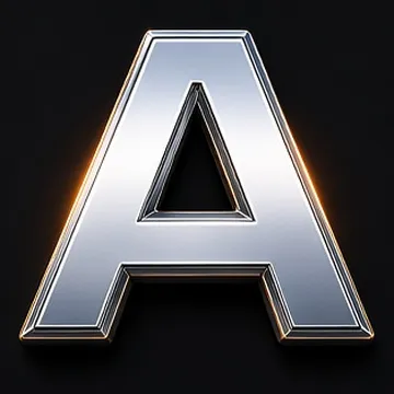 Chrome letter A