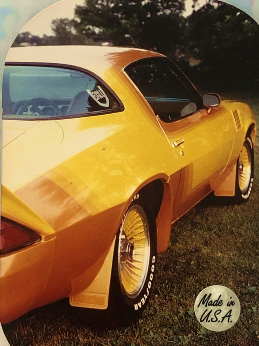 Classic yellow Z28 Camaro
